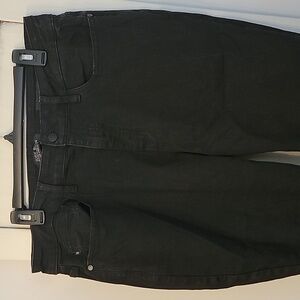 Judy Blue black Denim capri jeans 18W EUC